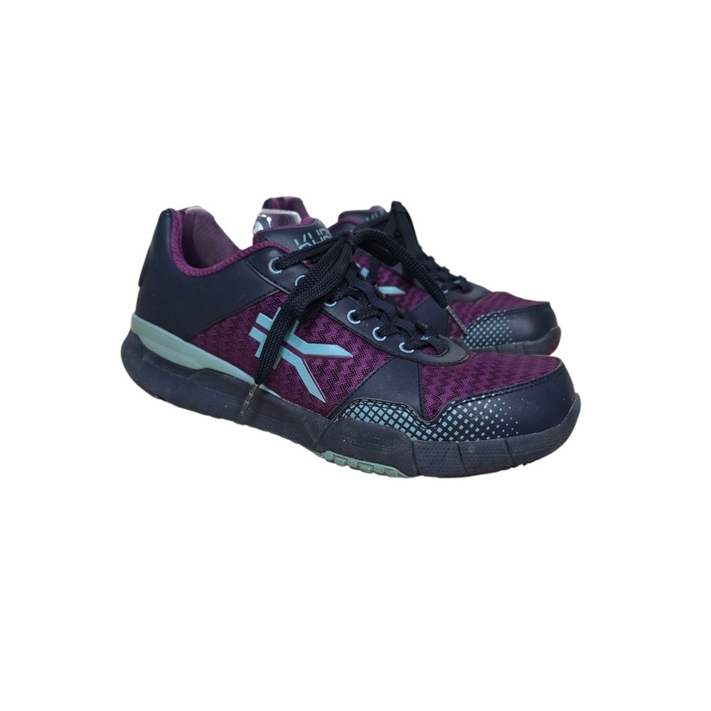 Kuru Quantum Womens 10 Purple Navy Teal Athletic Walking Fitness Sneakers‎